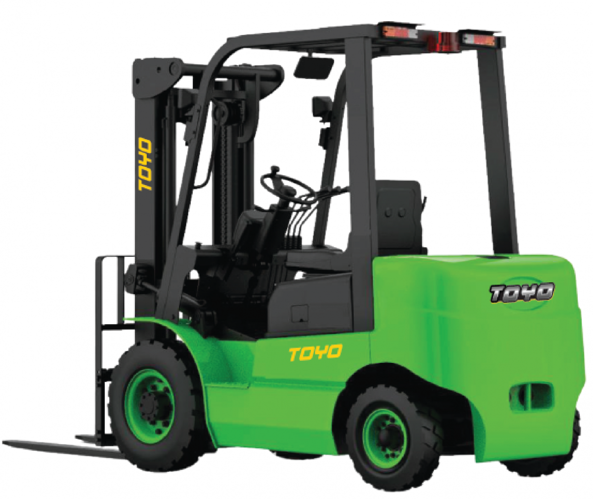 Picture TOYO TY-EF-Li251 Electric Lithium-Ion Counterbalance Forklift Truck 2.5 Tons