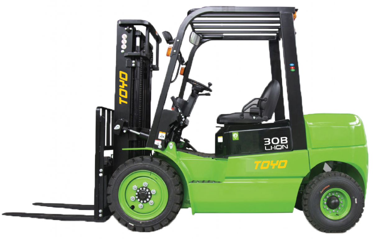 Picture TOYO TY-EF-Li300 Electric Lithium-Ion Counterbalance Forklift Truck 3 Tons